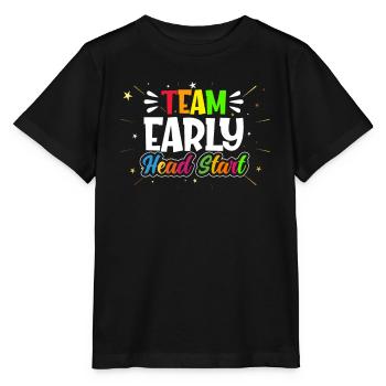 Début d’équipe Head Start - T-shirt bio MINI CREATOR Stanley/Stella Enfant - noir - Devant - Mikhail (115cm)