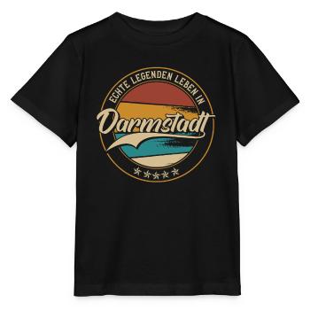 Darmstadt Echte Legenden leben in Darmstadter - Stanley/Stella Kinder T-Shirt MINI CREATOR  - Schwarz - Vorne - Mikhail (115cm)