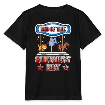 Karussell-geburtstagsfeier-vater Des - Stanley/Stella Kinder T-Shirt MINI CREATOR  - Schwarz - Vorne - Mikhail (115cm)