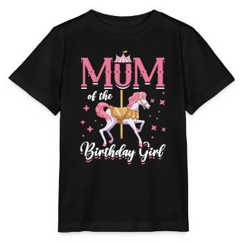 Karussell-geburtstagsfeier-mutter Des - Stanley/Stella Kinder T-Shirt MINI CREATOR  - Schwarz - Vorne - Mikhail (115cm)