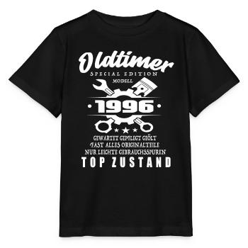 Oldtimer Special Edition Modell 1996 - Stanley/Stella Kinder T-Shirt MINI CREATOR  - Schwarz - Vorne - Mikhail (115cm)