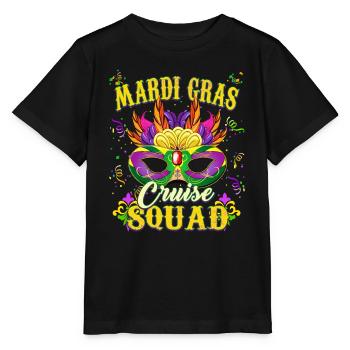 Mardi Gras Cruise Sqaud - Stanley/Stella MINI CREATOR Kids’ T-Shirt - black - Front - Mikhail (115cm)