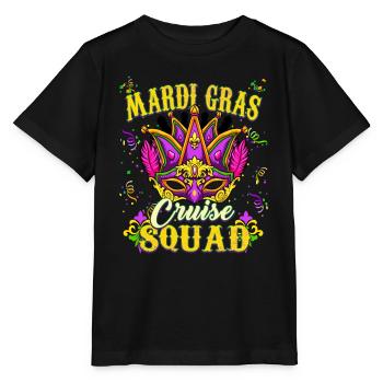 Festival du Mardi Gras - Croisière Mardi Gras - T-shirt bio MINI CREATOR Stanley/Stella Enfant - noir - Devant - Mikhail (115cm)