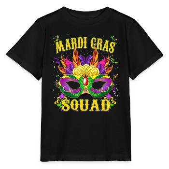 Design génial de Mardi Gras - Mardi Gras - T-shirt bio MINI CREATOR Stanley/Stella Enfant - noir - Devant - Mikhail (115cm)