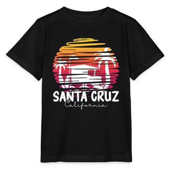 Santa Cruz California Summer Sun Palms Strand - Stanley/Stella Kinder T-Shirt MINI CREATOR  - Schwarz - Vorne - Mikhail (115cm)