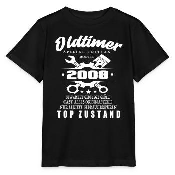 Oldtimer Special Edition Modell 2008 - Stanley/Stella Kinder T-Shirt MINI CREATOR  - Schwarz - Vorne - Mikhail (115cm)