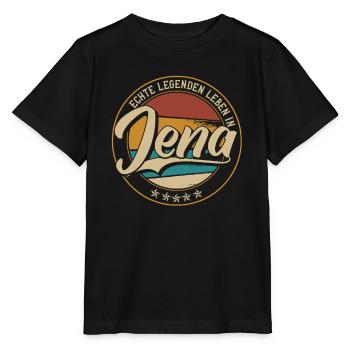 Jena Echte Legenden leben in Jenaer - Stanley/Stella Kinder T-Shirt MINI CREATOR  - Schwarz - Vorne - Mikhail (115cm)