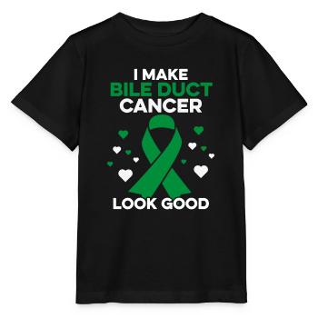 Je fais en sorte que le cancer des canaux biliaires ait une bonne apparence des canaux biliaires - T-shirt bio MINI CREATOR Stanley/Stella Enfant - noir - Devant - Mikhail (115cm)