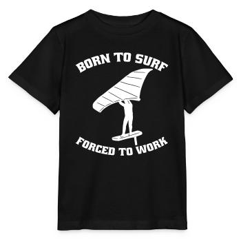 Windsurfer Surf Windsurfing Kitesurfer Cadeau - T-shirt bio MINI CREATOR Stanley/Stella Enfant - noir - Devant - Mikhail (115cm)