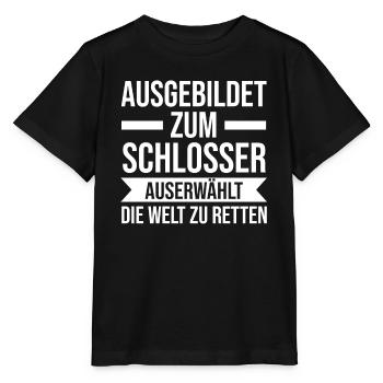 Schlosserei Schweisser Metallbauer Schlosser - Stanley/Stella Kinder T-Shirt MINI CREATOR  - Schwarz - Vorne - Mikhail (115cm)
