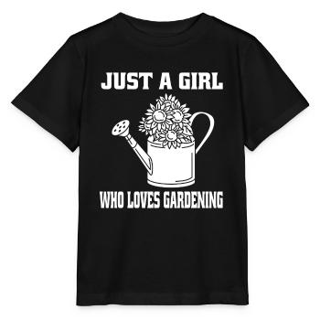 Garten Hobbygärtnerin Mädchen Gärtnerin Obstgarten - Stanley/Stella Kinder T-Shirt MINI CREATOR  - Schwarz - Vorne - Mikhail (115cm)