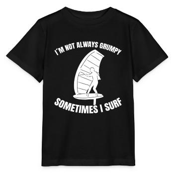 Windsurfer Surf Cadeau Windsurfing Kitesurfer - T-shirt bio MINI CREATOR Stanley/Stella Enfant - noir - Devant - Mikhail (115cm)