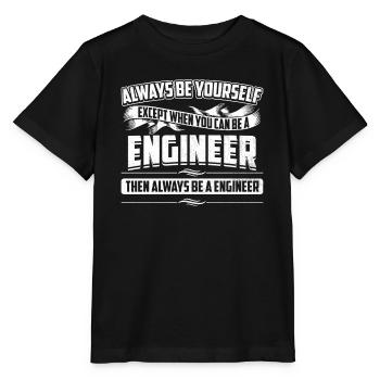 Immer Ingenieur sein Immer du selbst Ingenieur sein - Stanley/Stella Kinder T-Shirt MINI CREATOR  - Schwarz - Vorne - Mikhail (115cm)