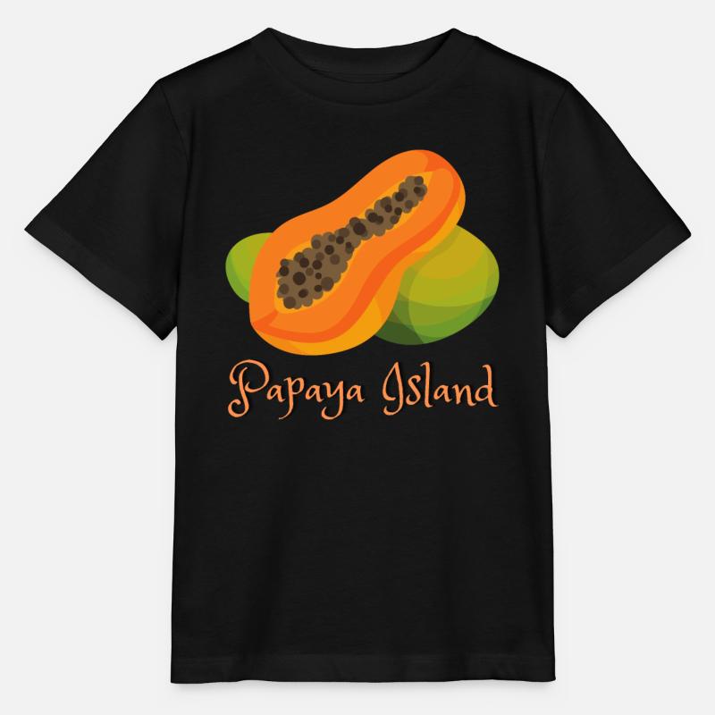 Île de papaye - T-shirt bio MINI CREATOR Stanley/Stella Enfant - noir