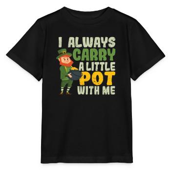Irish St. Patrick's Day I always wear a - Stanley/Stella MINI CREATOR Kids’ T-Shirt - black - Front - Mikhail (115cm)