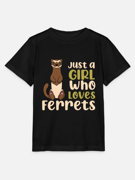 Frettchen - Stanley/Stella Kinder T-Shirt MINI CREATOR - Schwarz