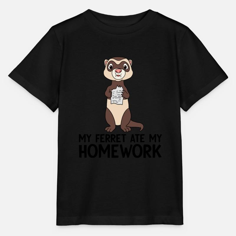 Frettchen - Stanley/Stella Kinder T-Shirt MINI CREATOR - Schwarz