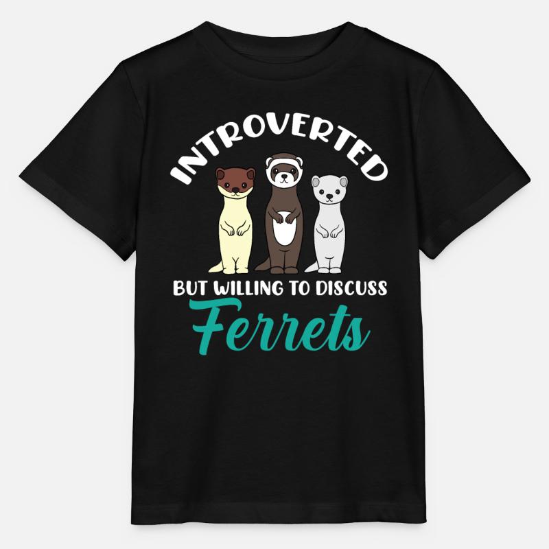 Frettchen - Stanley/Stella Kinder T-Shirt MINI CREATOR - Schwarz