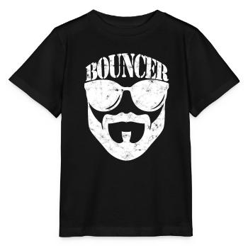 Bouncer Gift Bodyguard Safety Safety - Stanley/Stella MINI CREATOR Kids’ T-Shirt - black - Front - Mikhail (115cm)