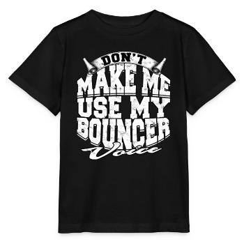 türsteher geschenk bodyguard sicherheit sicherheit - Stanley/Stella Kinder T-Shirt MINI CREATOR  - Schwarz - Vorne - Mikhail (115cm)