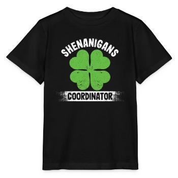 Drôles de professeurs Gimmick irlandais de la Saint-Patrick - T-shirt bio MINI CREATOR Stanley/Stella Enfant - noir - Devant - Mikhail (115cm)