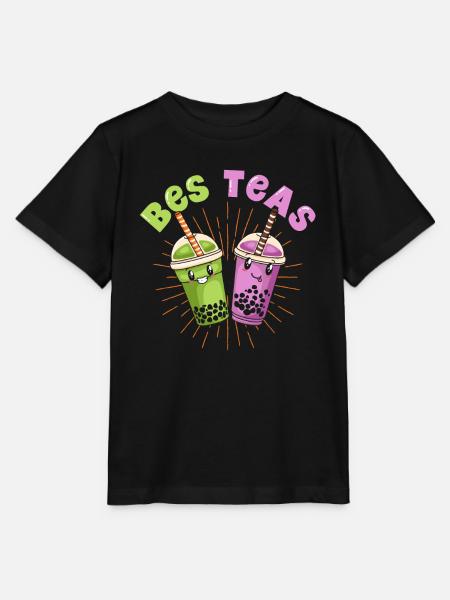 Bes Teas - Stanley/Stella Kinder T-Shirt MINI CREATOR - Schwarz