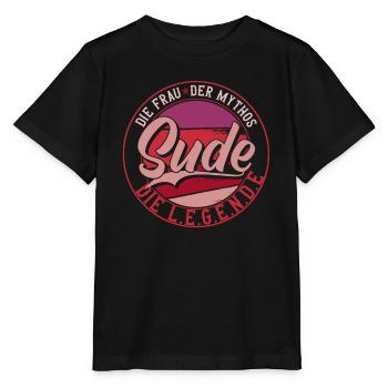Die frau der Mythos die Legende Sude - Stanley/Stella Kinder T-Shirt MINI CREATOR  - Schwarz - Vorne - Mikhail (115cm)