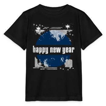Bonne Année - T-shirt bio MINI CREATOR Stanley/Stella Enfant - noir - Devant - Mikhail (115cm)