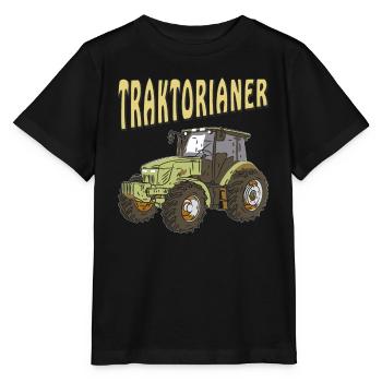 TRACTOR TRACTOR - Stanley/Stella MINI CREATOR Kids’ T-Shirt - black - Front - Mikhail (115cm)