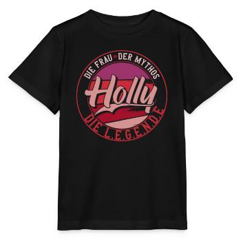 Die frau der Mythos die Legende Holly - Stanley/Stella Kinder T-Shirt MINI CREATOR  - Schwarz - Vorne - Mikhail (115cm)