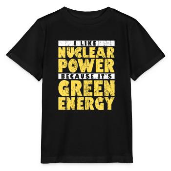Kernenergie Strahlung Atomkraft Ingenieur - Stanley/Stella Kinder T-Shirt MINI CREATOR  - Schwarz - Vorne - Mikhail (115cm)