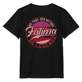 Die frau der Mythos die Legende Fatima - Stanley/Stella Kinder T-Shirt MINI CREATOR  - Schwarz - Vorne - Mikhail (115cm)