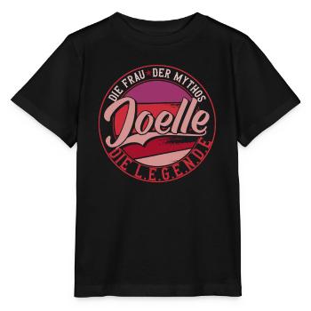 Die frau der Mythos die Legende Joelle - Stanley/Stella Kinder T-Shirt MINI CREATOR  - Schwarz - Vorne - Mikhail (115cm)
