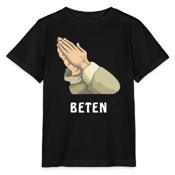 BETEN - Stanley/Stella Kinder T-Shirt MINI CREATOR  - Schwarz - Vorne - Mikhail (115cm)