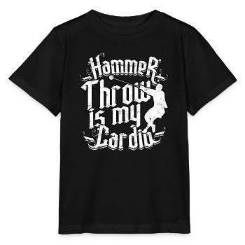 Hammer werfen Strecke und Feldgeschmack Wurf - Stanley/Stella Kinder T-Shirt MINI CREATOR  - Schwarz - Vorne - Mikhail (115cm)