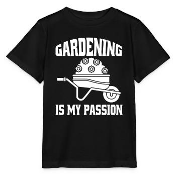 Gärtner Obstgarten Geschenk Garten Hobbygärtner - Stanley/Stella Kinder T-Shirt MINI CREATOR  - Schwarz - Vorne - Mikhail (115cm)