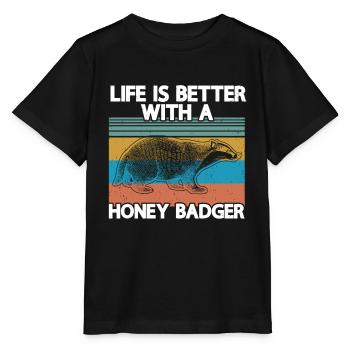 Ratel - T-shirt bio MINI CREATOR Stanley/Stella Enfant - noir - Devant - Mikhail (115cm)