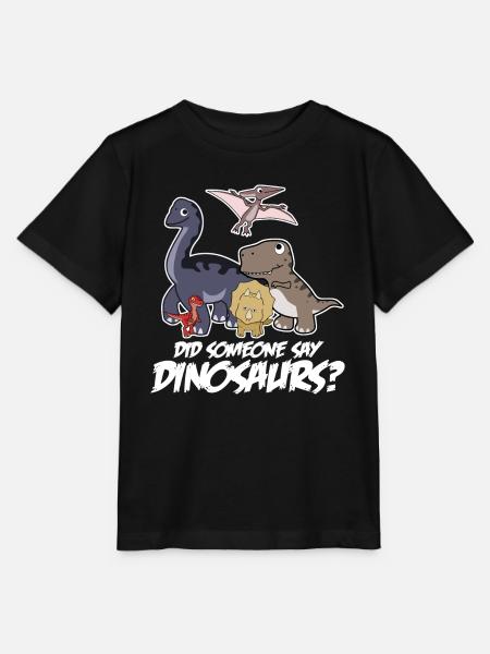 Dinosaurier Dinos Dino - Stanley/Stella Kinder T-Shirt MINI CREATOR  - Schwarz
