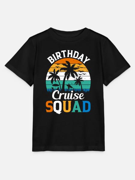 BIRTHDAY CRUISE SQUAD - Stanley/Stella Kinder T-Shirt MINI CREATOR - Schwarz