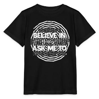 hypnose hypnotisch hypnotisieren hypnotiseur gesch - Stanley/Stella Kinder T-Shirt MINI CREATOR  - Schwarz - Vorne - Mikhail (115cm)