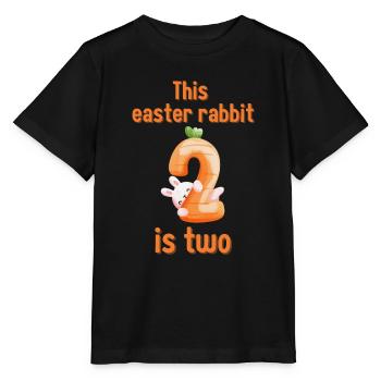 2nd birthday at Easter Easter two years old - Stanley/Stella MINI CREATOR Kids’ T-Shirt - black - Front - Mikhail (115cm)