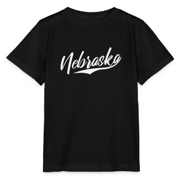 Nebraska États-Unis Amérique État - T-shirt bio MINI CREATOR Stanley/Stella Enfant - noir - Devant - Mikhail (115cm)