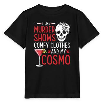 Murder Shows and Comfy Clothes and Cosmo True - Stanley/Stella Kinder T-Shirt MINI CREATOR  - Schwarz - Vorne - Mikhail (115cm)