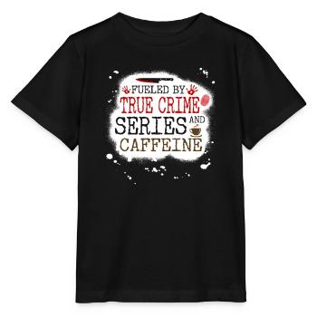 Fueled by True Crime Series and Caffeine Murder - Stanley/Stella Kinder T-Shirt MINI CREATOR  - Schwarz - Vorne - Mikhail (115cm)