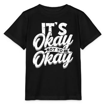 depression depressive sad gift idea unfortunate - Stanley/Stella MINI CREATOR Kids’ T-Shirt - black - Front - Mikhail (115cm)