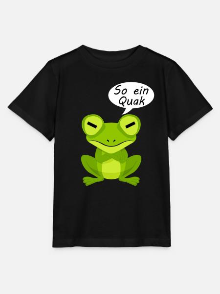 Frosch Frösche - Stanley/Stella Kinder T-Shirt MINI CREATOR - Schwarz
