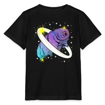 Tardigrade Water Bear Planet Tardigrades - Stanley/Stella MINI CREATOR Kids’ T-Shirt - black - Front - Mikhail (115cm)