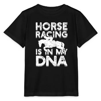 pferderennen pferd reiten pferde reiter geschenk g - Stanley/Stella Kinder T-Shirt MINI CREATOR  - Schwarz - Vorne - Mikhail (115cm)