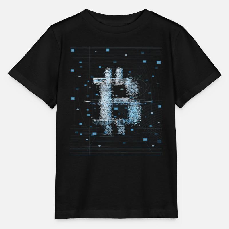 Bitcoin Blockchain - Stanley/Stella Kinder T-Shirt MINI CREATOR  - Schwarz