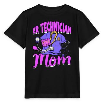 Emergency Department Nurse Hospital Hospitals - Stanley/Stella MINI CREATOR Kids’ T-Shirt - black - Front - Mikhail (115cm)